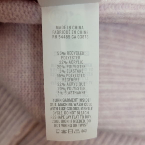 Aerie Unreal Sweater in Lavender Dawn Size S Oversized Drop-Shoulder Cozy Comfy - Picture 10 of 10